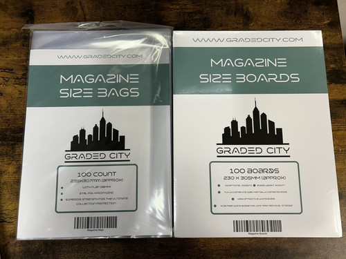 100 magazine size bags - 100,